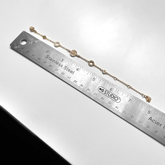 Swarovski Crystal Gold Plated Bracelet - Picture 3 of 3